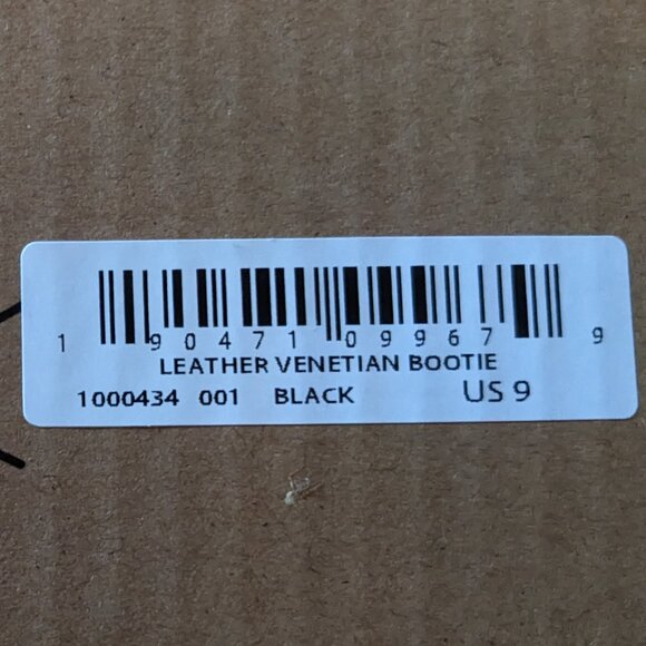 Soludos Venetian Bootie Sz 9 Black Leather - Picture 7 of 7